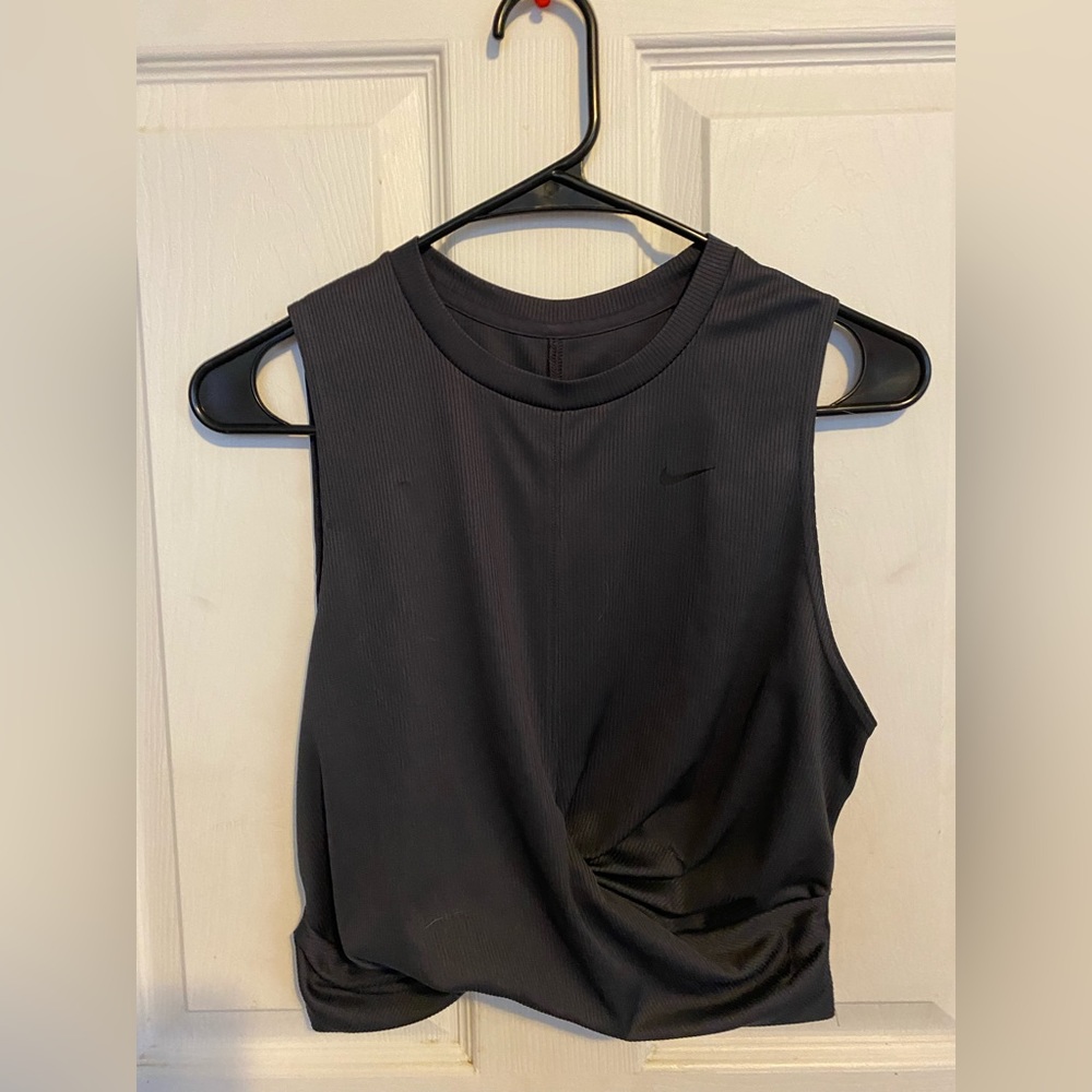 Grey Nike Workout Tank